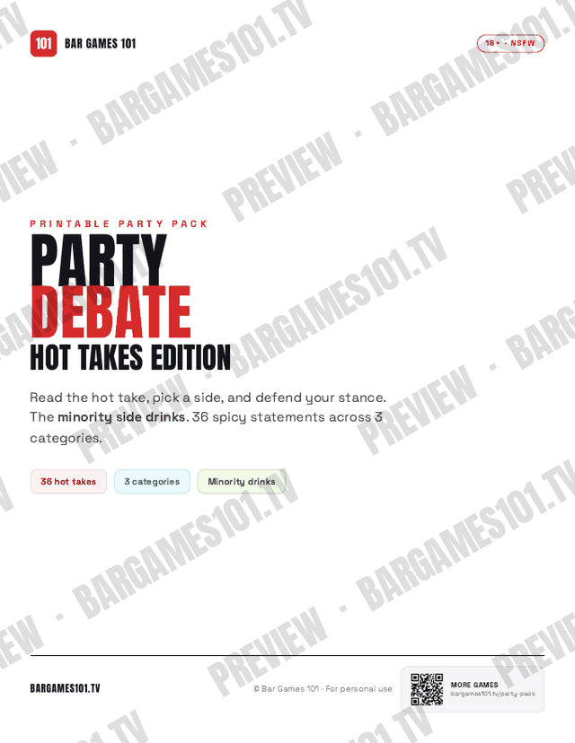Party Debate: a real page from the PDF