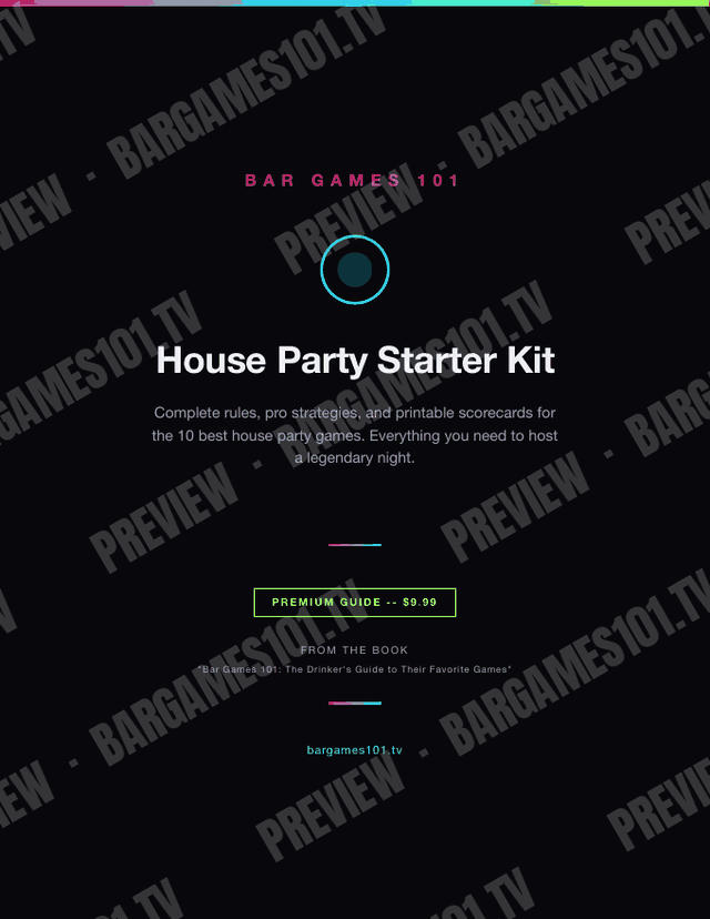 House Party Starter Kit: a real page from the PDF